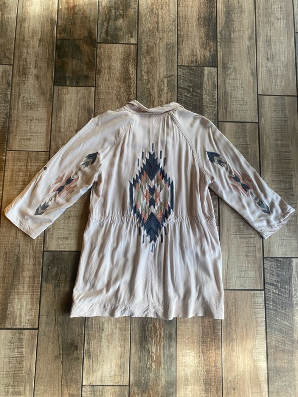 Miss Me embroidered light utility-style jacket